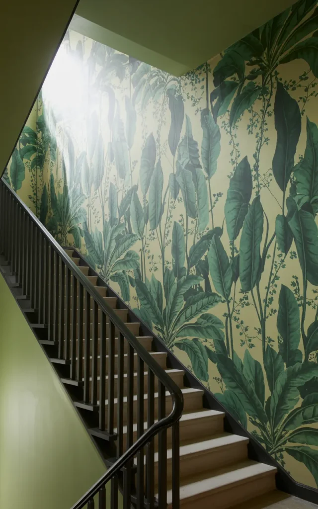 Install a Statement Wallpaper That Goes All the Way Up