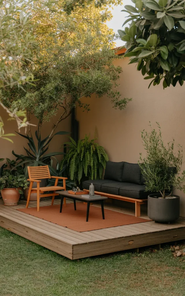 Install a compact deck platform.