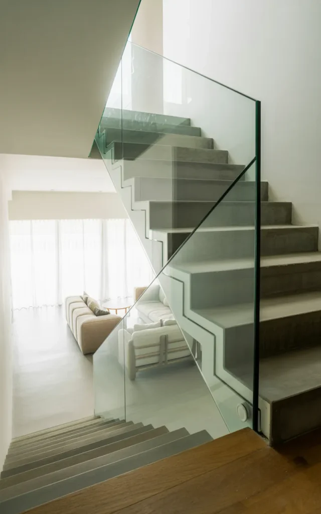 Install glass railings for an airy feel