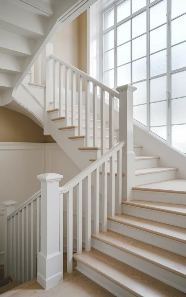 Keep it simple with a crisp fresh white repaint
