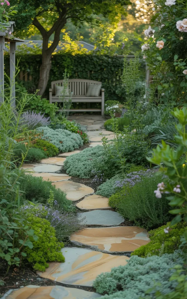 Lay a Meandering Garden Path