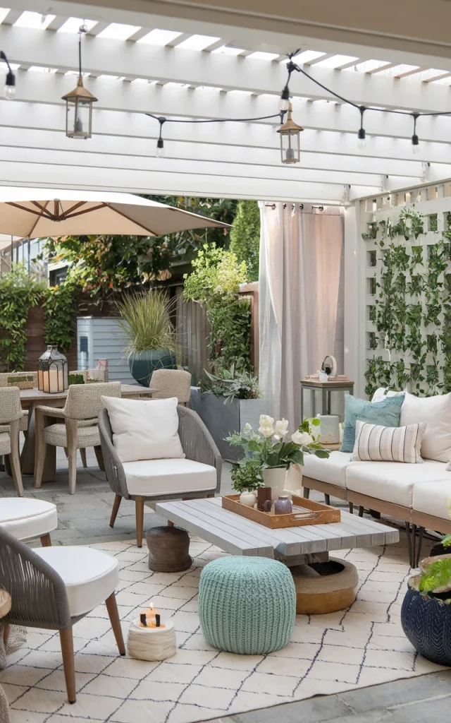 Layer Your Backyard Decor for a Finished Look