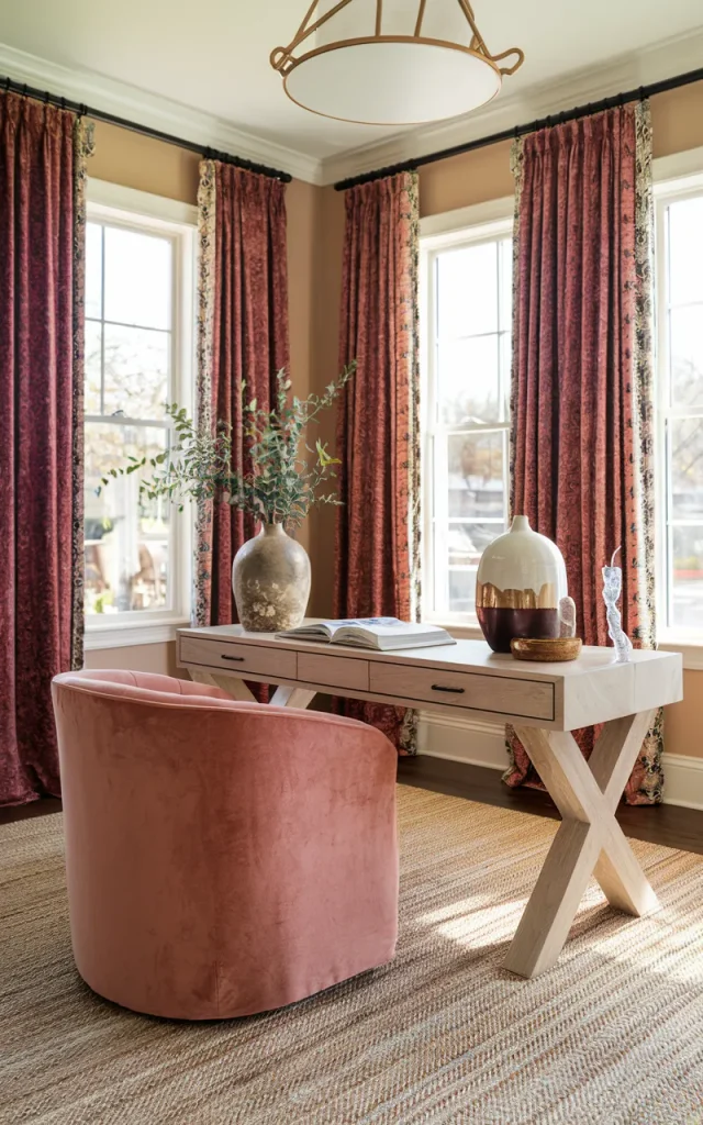 Layer different textures throughout the room.