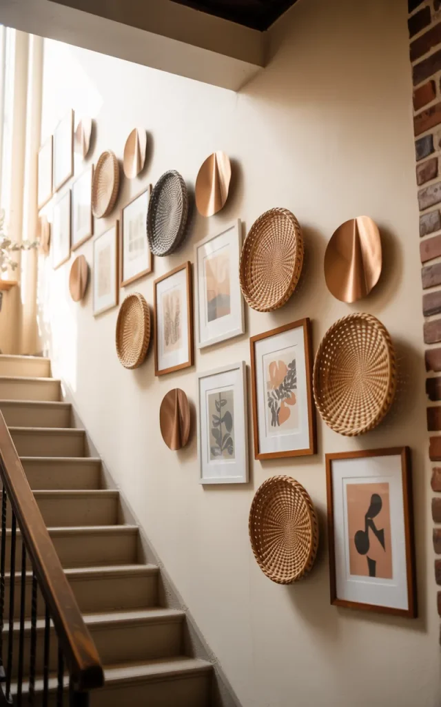 Mix Art Prints With Wall Sculptures