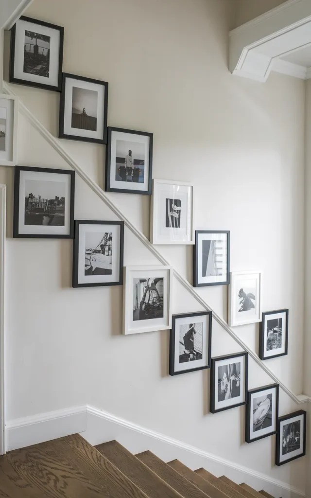 Mix Black and White Frames for Contrast