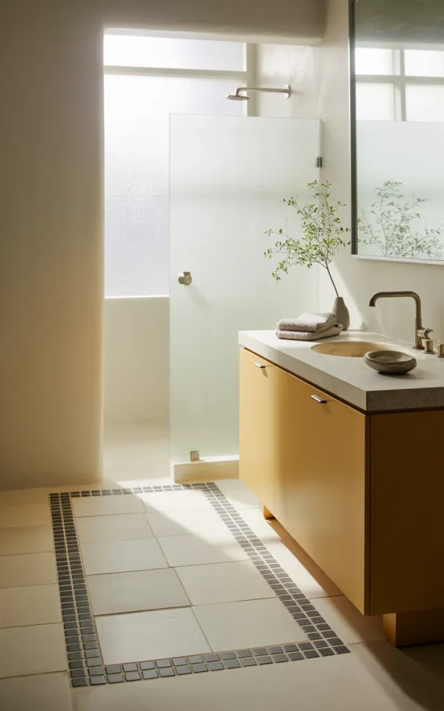 Mix two tile sizes in a controlled pattern