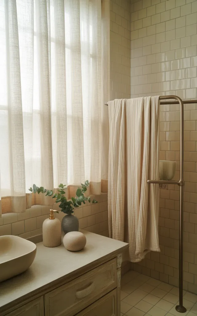 Mix warm white with creamy ivory