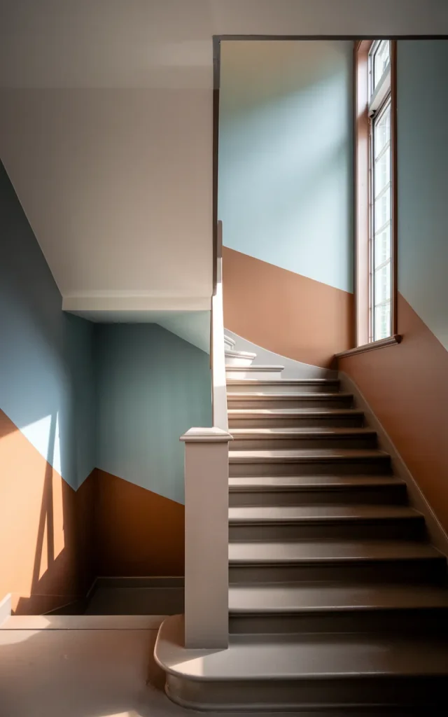 Paint a Half-Wall Color Split Design