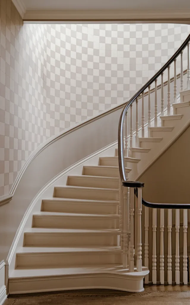 Paint a tonal checkerboard pattern