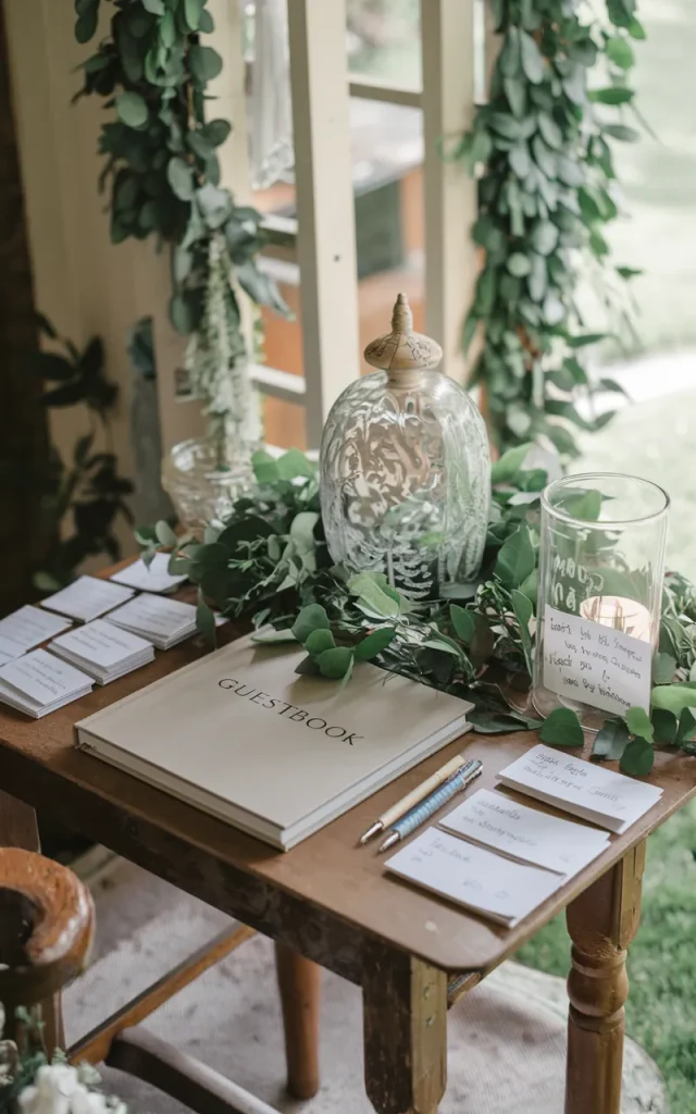 Set Up a Tiny Guestbook Station