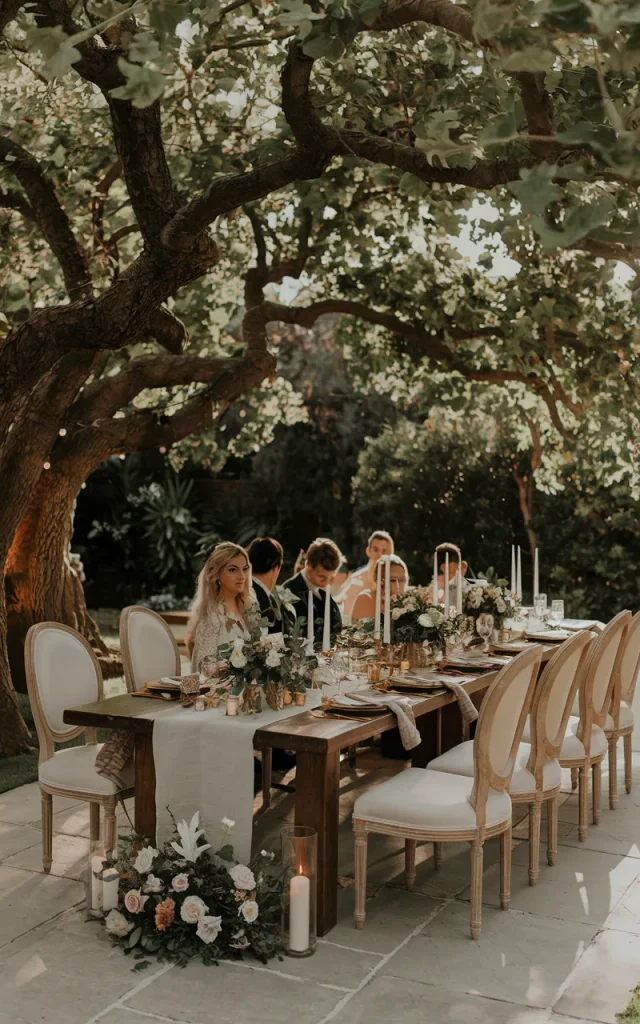 Set Up an Intimate Dinner Under a Tree