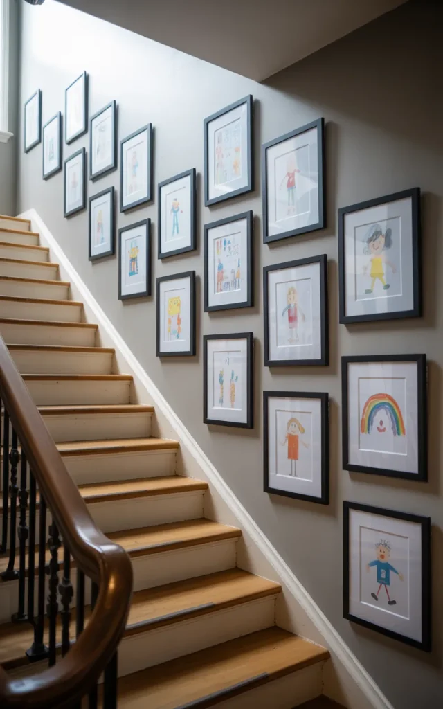 Showcase Kids’ Artwork in Matching Frames