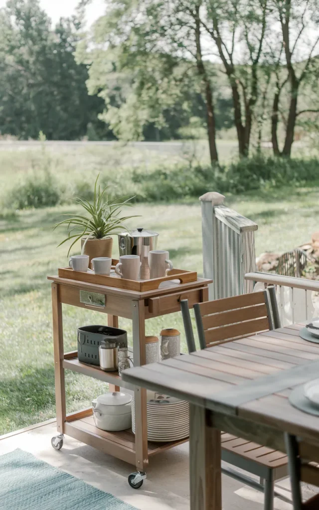 Style a Backyard Coffee Station