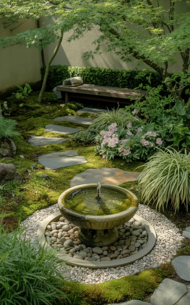 Surround a Water Feature With Planting