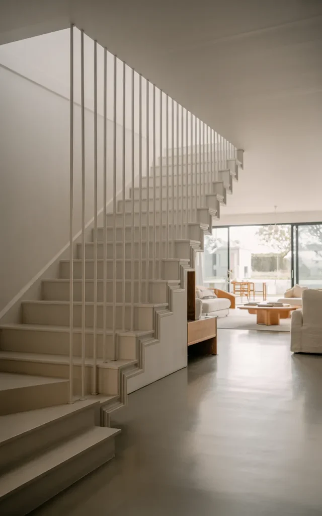 Swap in a Sleek White Metal Railing