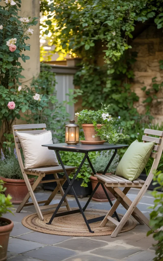 Turn a Corner Into a Backyard Bistro