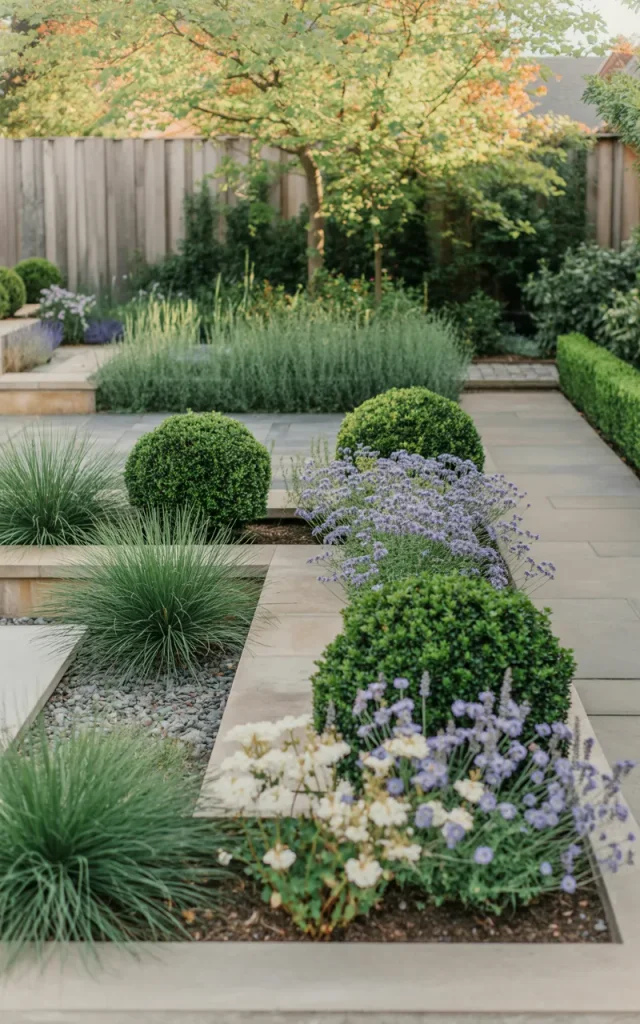 Use a Repeated Plant Palette Throughout the Yard