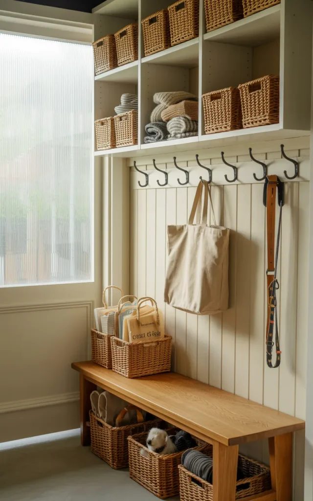 Use baskets to control the little things.