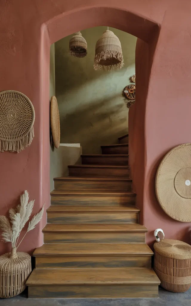Use earthy tones for a grounded feel