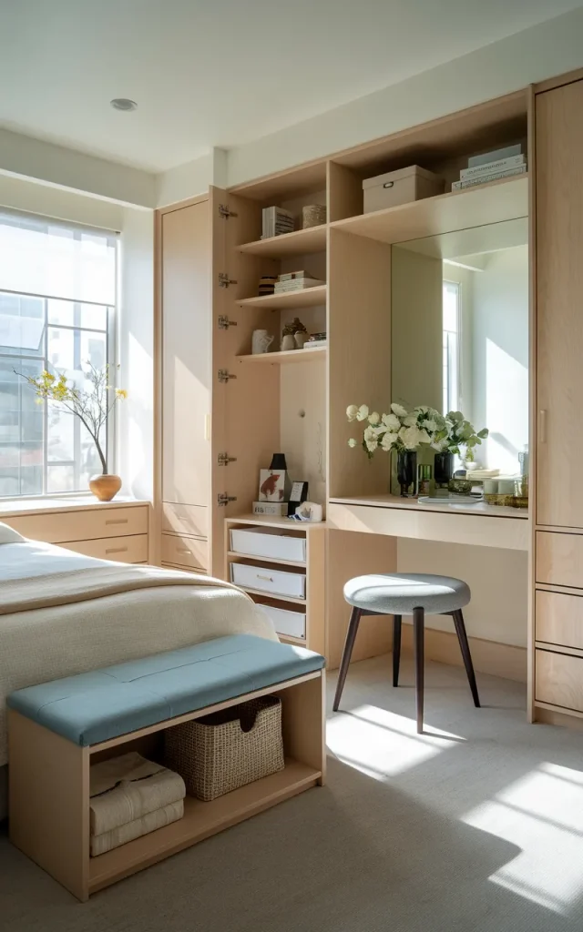 Use multifunctional furniture wherever possible