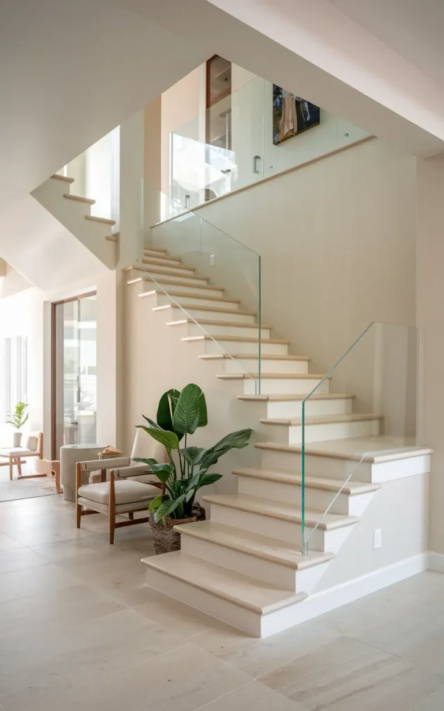 Use transparent acrylic panels for a contemporary twist