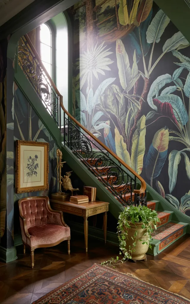 Use wallpaper to make the landing unforgettable