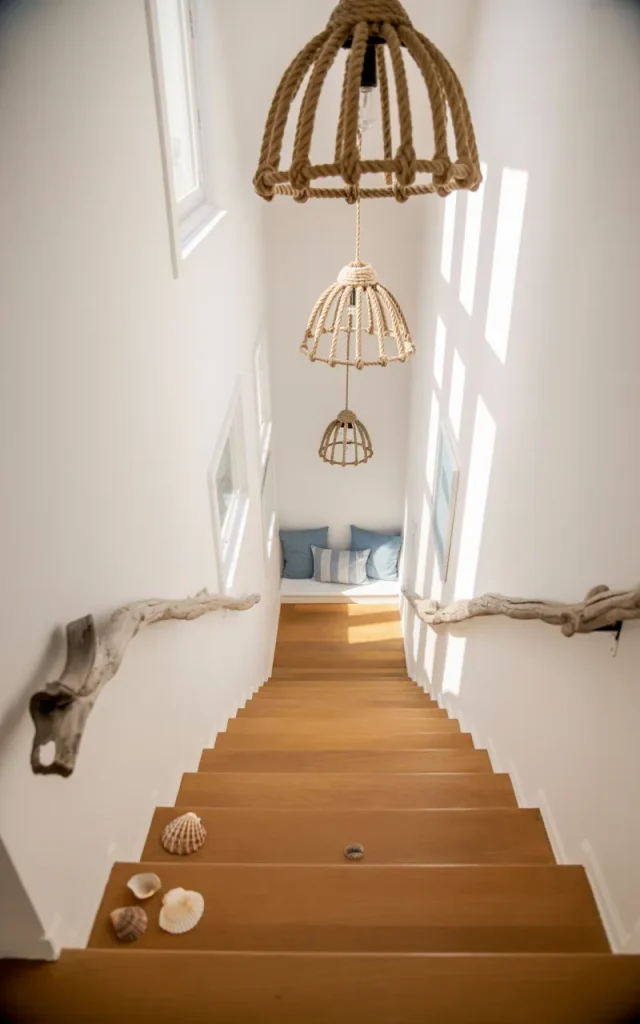Add Coastal Charm with Rope-Wrapped Pendants