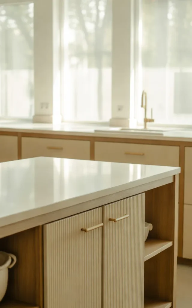 Add Fluted Details to Your Kitchen Cabinets