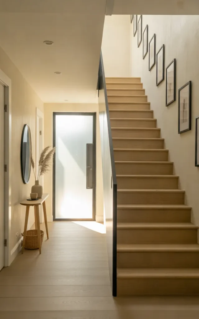 Add a Statement Staircase Feature to an Open Entryway