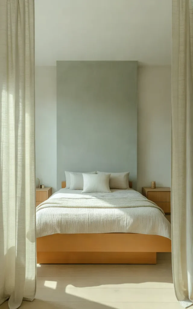 Add a Subtle Accent Wall Behind the Bed