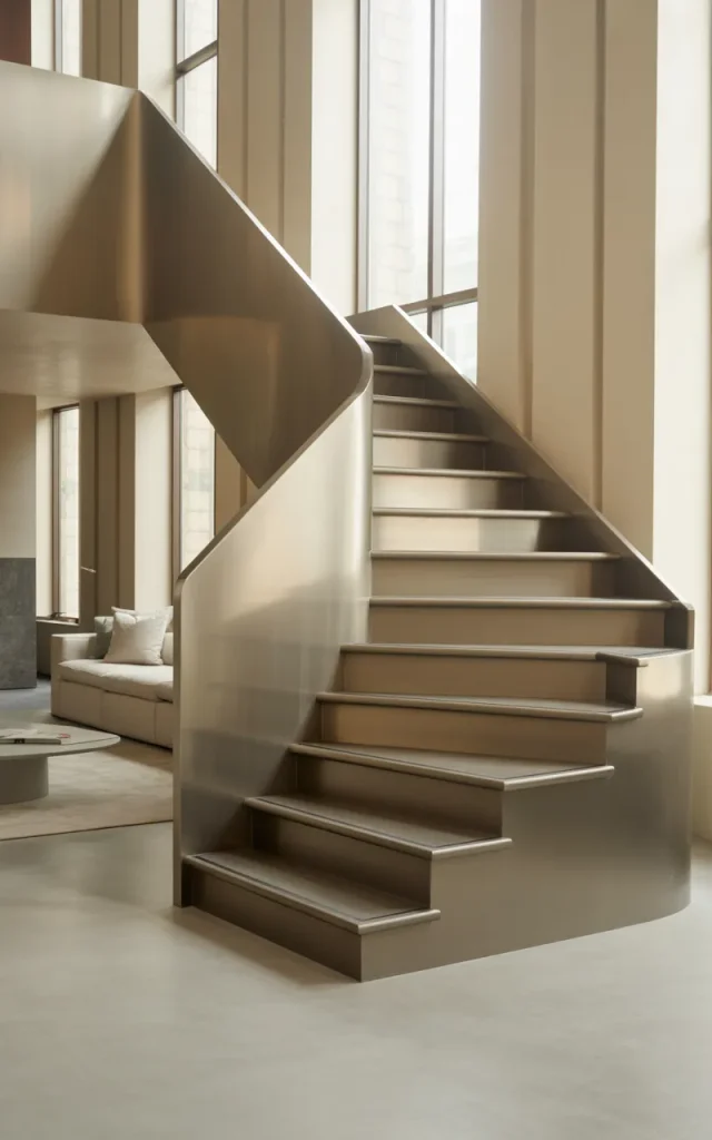Add brushed steel finish for a subtle luxury feel