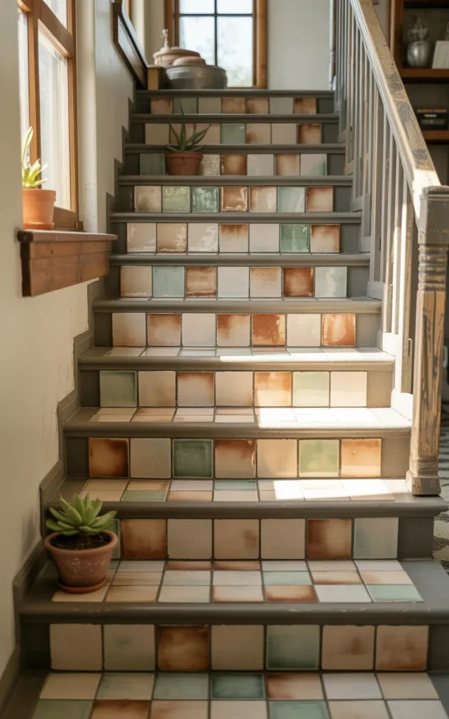 Add handmade artisan tiles for uniqueness 🧶