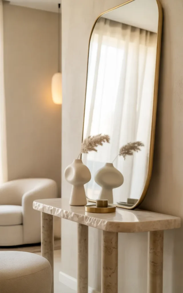 Bring in Modern Luxury with Stone and Metallic Accents