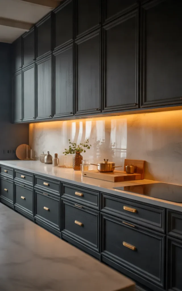 Choose Matte Black Kitchen Cabinets