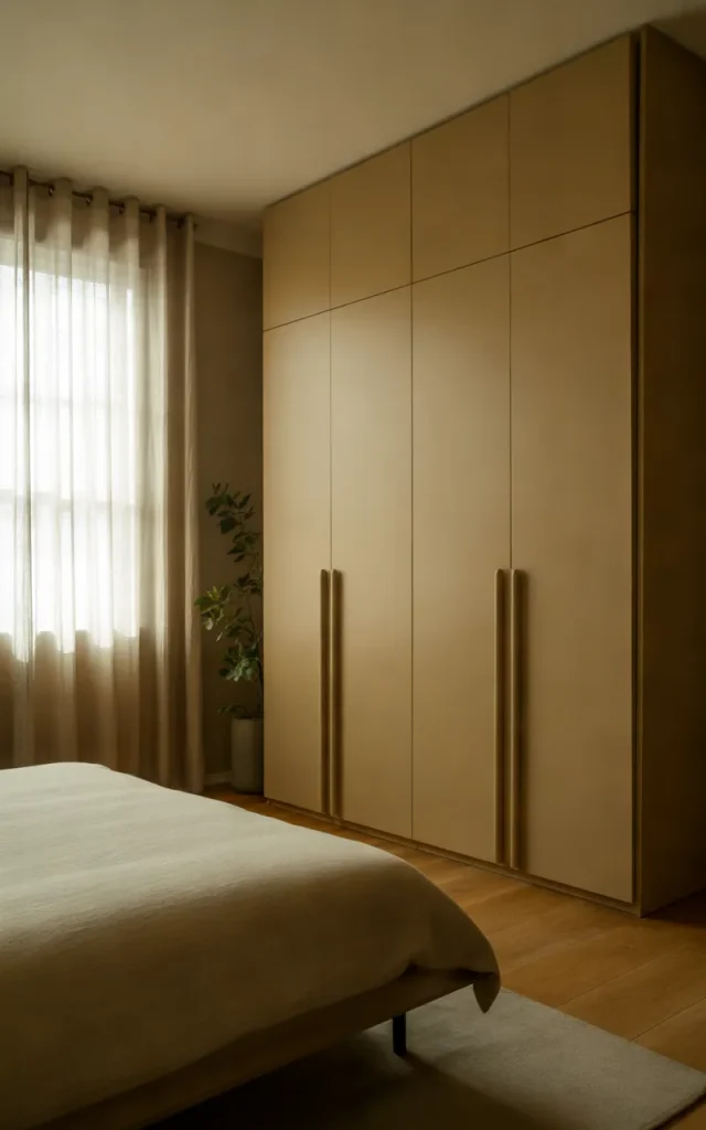 Choose a Wardrobe With Clean, Flat Doors