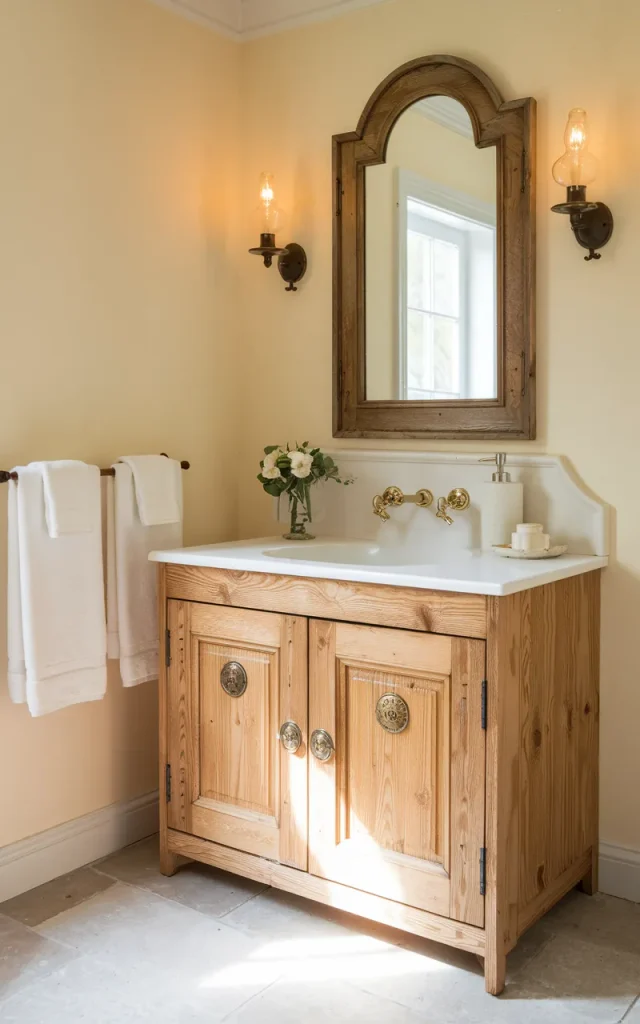 Choose a Wooden Vanity With Natural Character
