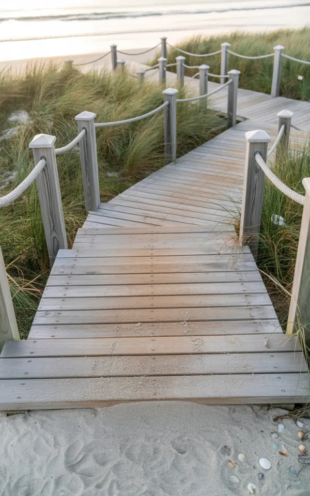 Create a Coastal-Inspired Boardwalk Staircase
