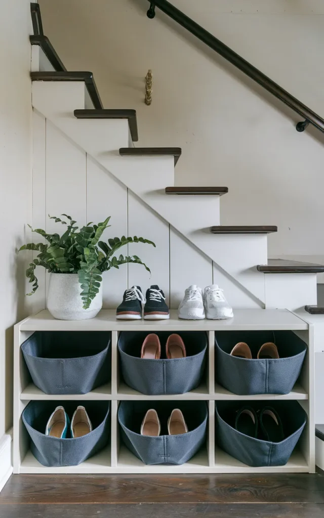 Create a shoe display landing zone with style 👟