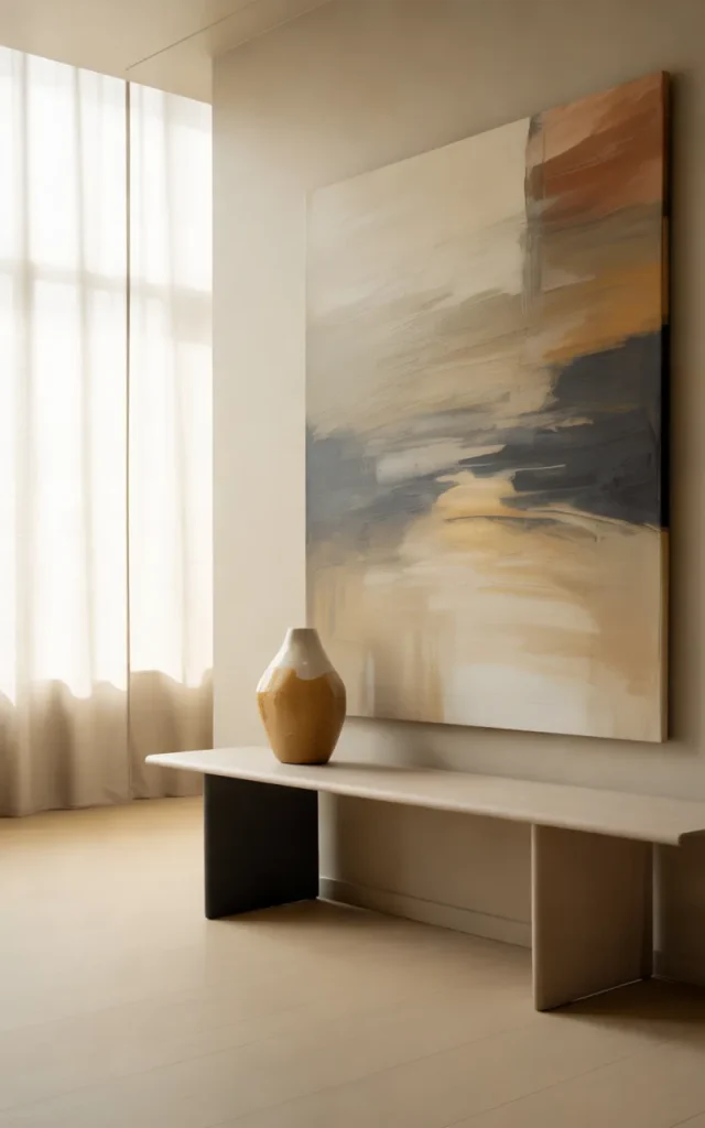 Decorate with Large-Scale Contemporary Artwork