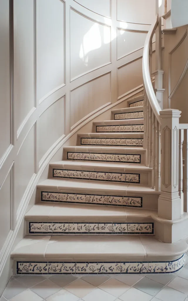 Frame risers with decorative border tiles ✨