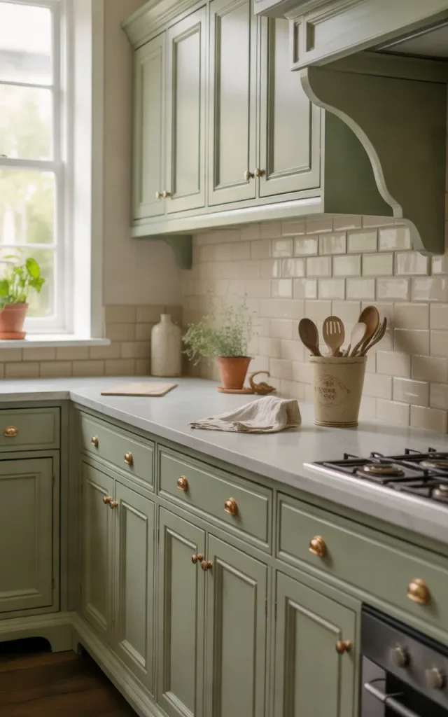 Give Your Kitchen a Vintage Look With Inset Cabinets