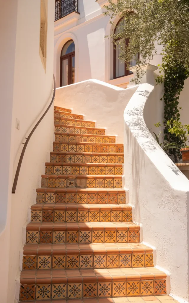 Install Mediterranean-inspired tiles for warmth ☀️