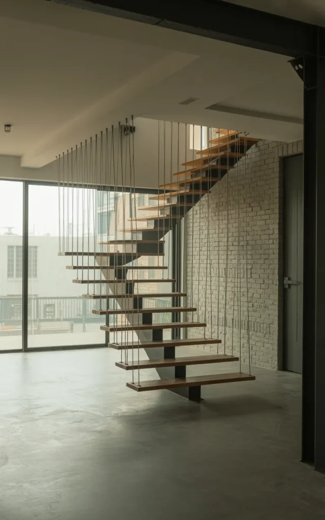 Install iron cable railings for an ultra-modern vibe