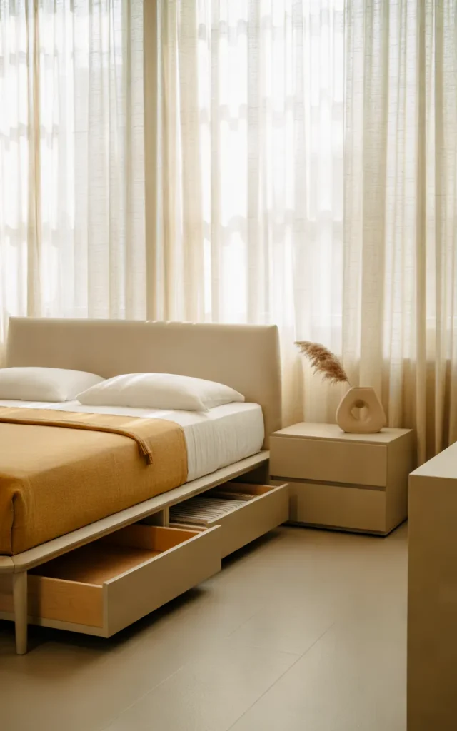 Keep the Floor Clear With Hidden Storage