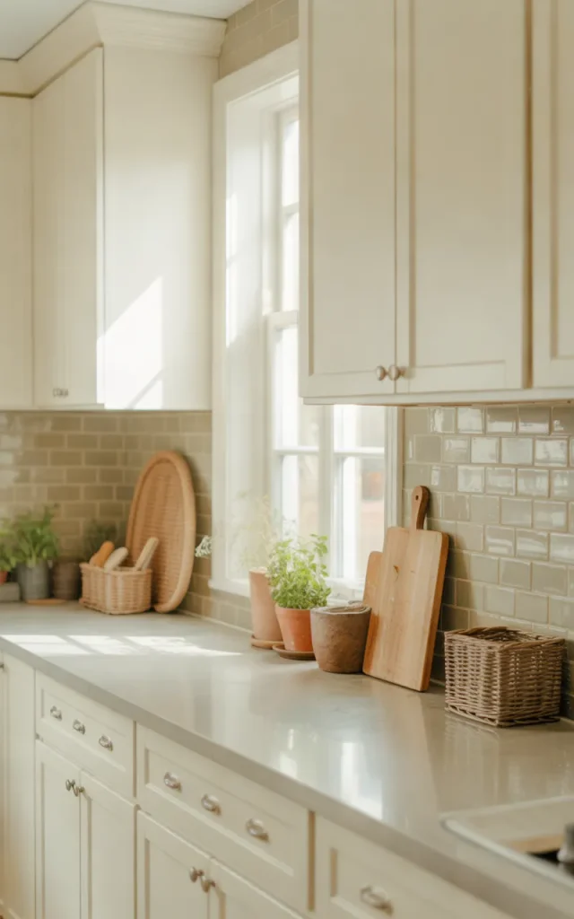Paint Your Kitchen Cabinets a Soft White