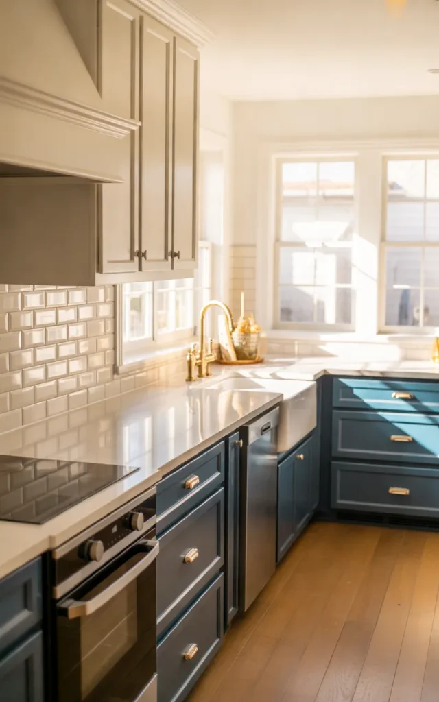 Pair Two Cabinet Colors Together