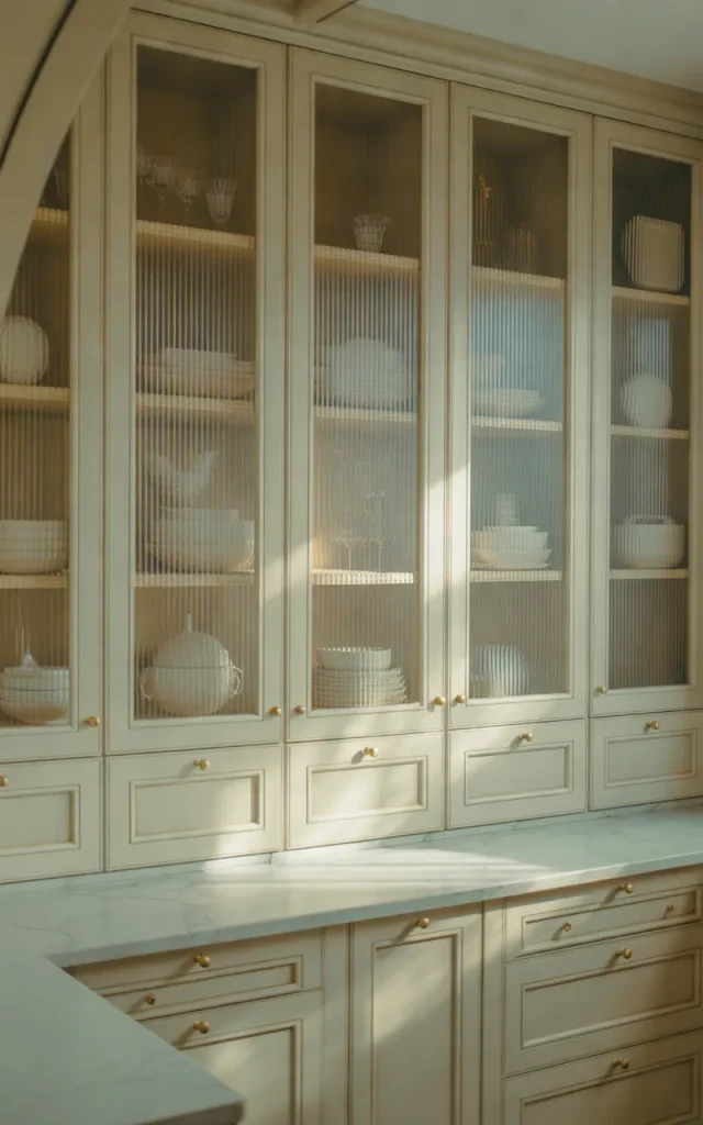 Replace Some Solid Doors With Reeded Glass
