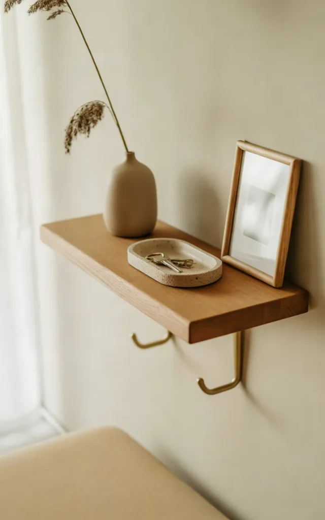 Style a Floating Shelf for a Minimalist Look
