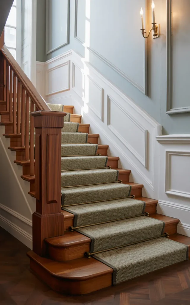 Use a Herringbone Carpet Pattern